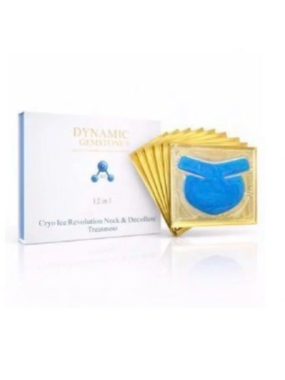 Dynamic Gemstone Cryo Ice Neck Décolleté Mask 12in1 NIB